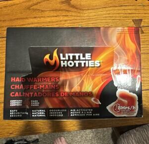 31 Pairs of Little Hotties Disposable Hand Warmers Air-Activated Odorless 8Hr